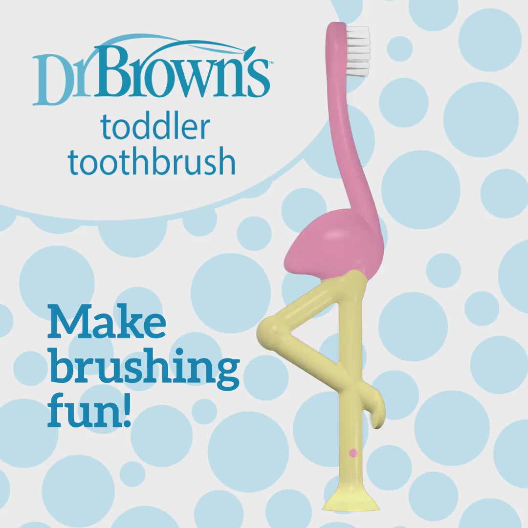 Zobna ščetka za malčke Flamingo